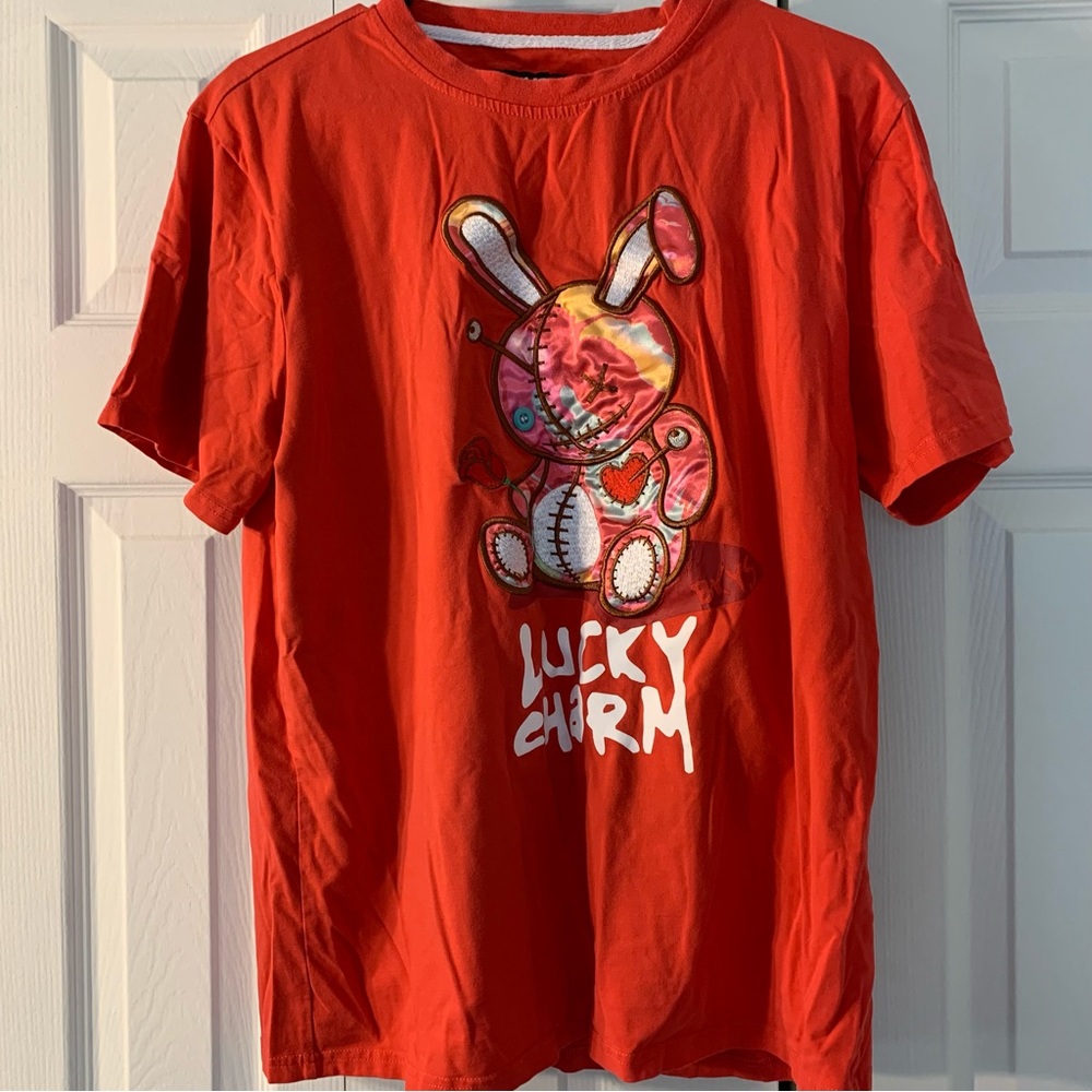 Red lucky charm shirt